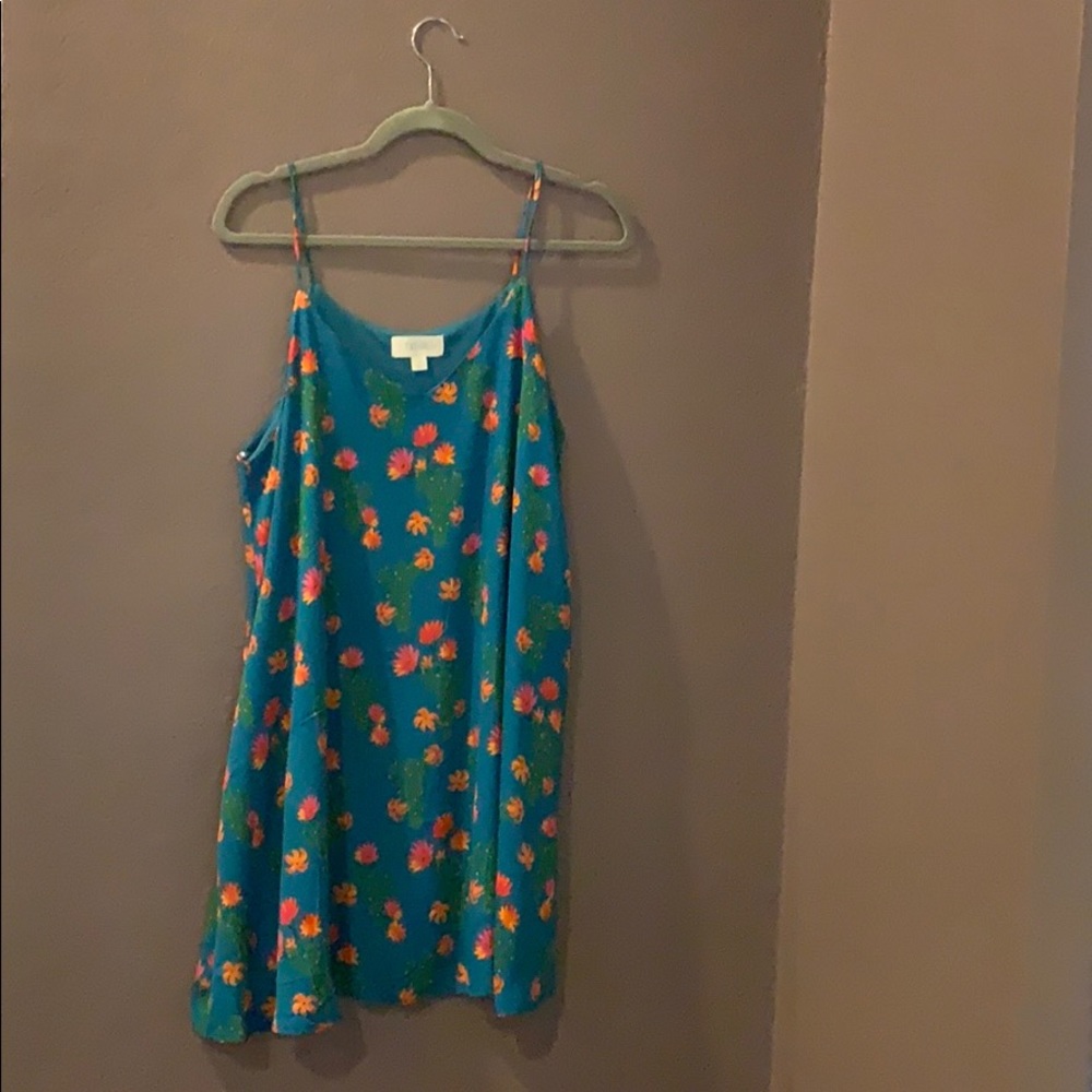 Peach Love California Cactus Tank Dress